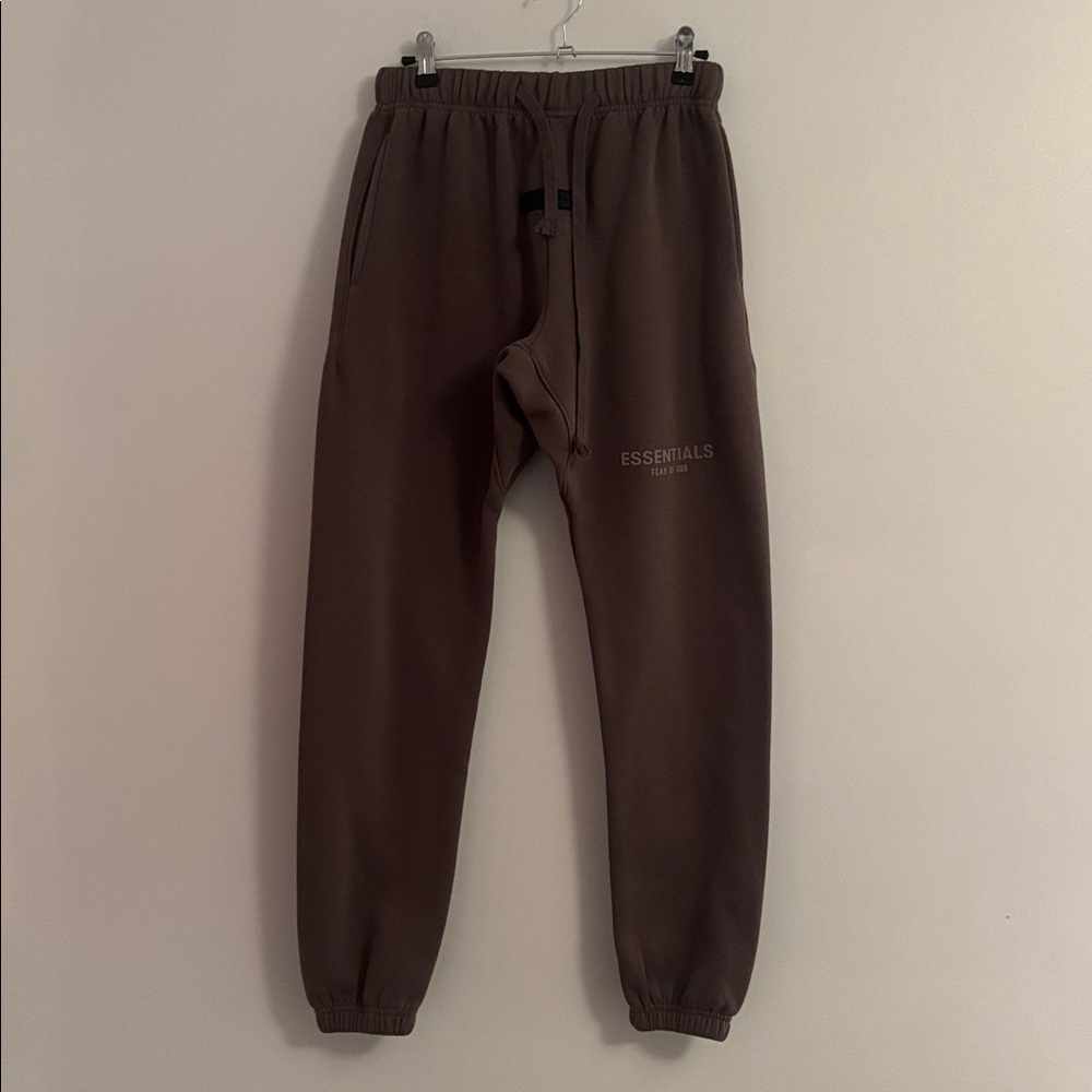 Essentials | S | Fear of God Essentials Taupe Track Pants - Picture 4 of 9